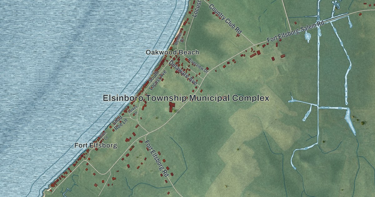Map of Elsinboro, New Jersey in 2026