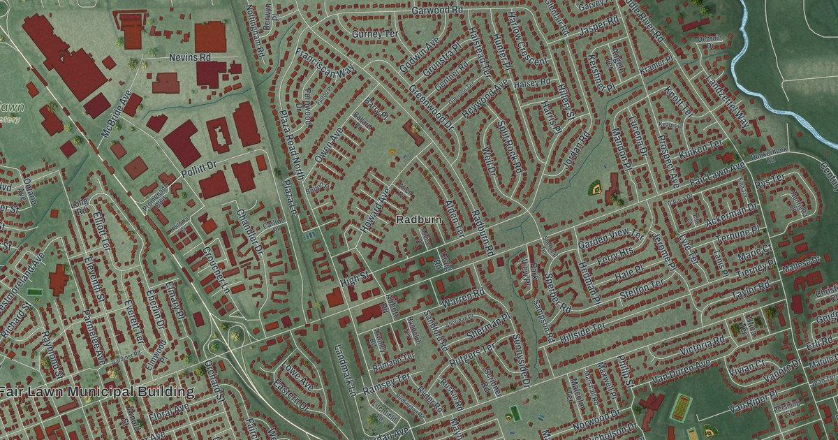 Map of Fair Lawn, New Jersey in 2026