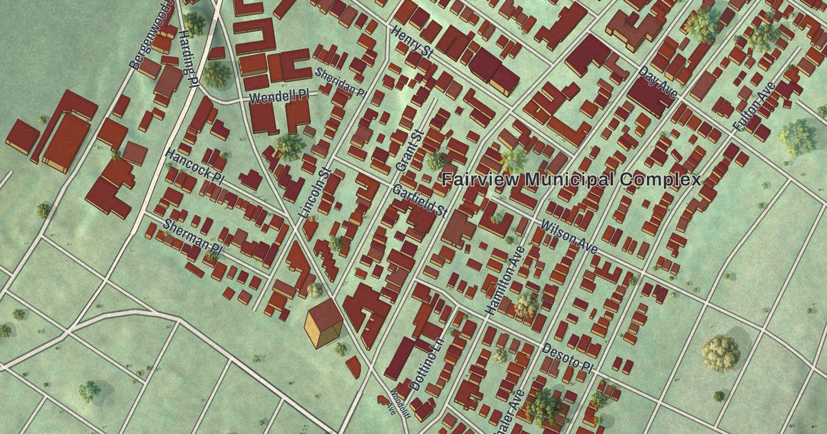 Map of Fairview, New Jersey in 2026