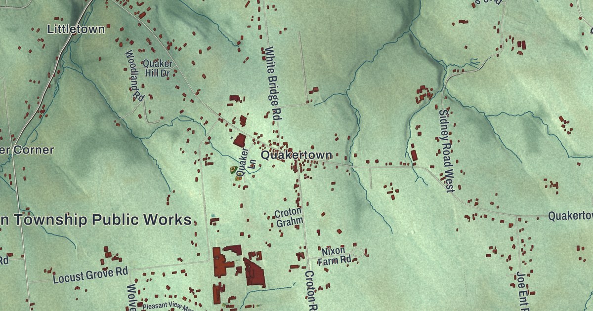 Map of Franklin, Hunterdon County, New Jersey in 2026