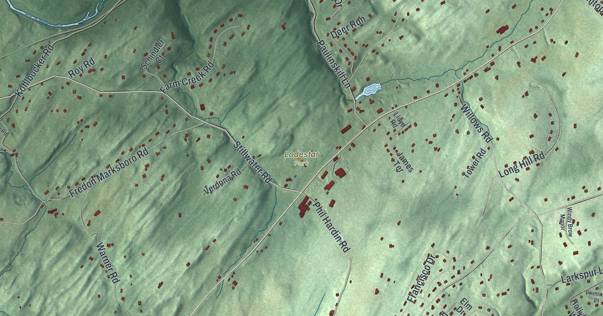 Map of Fredon, New Jersey in 2026
