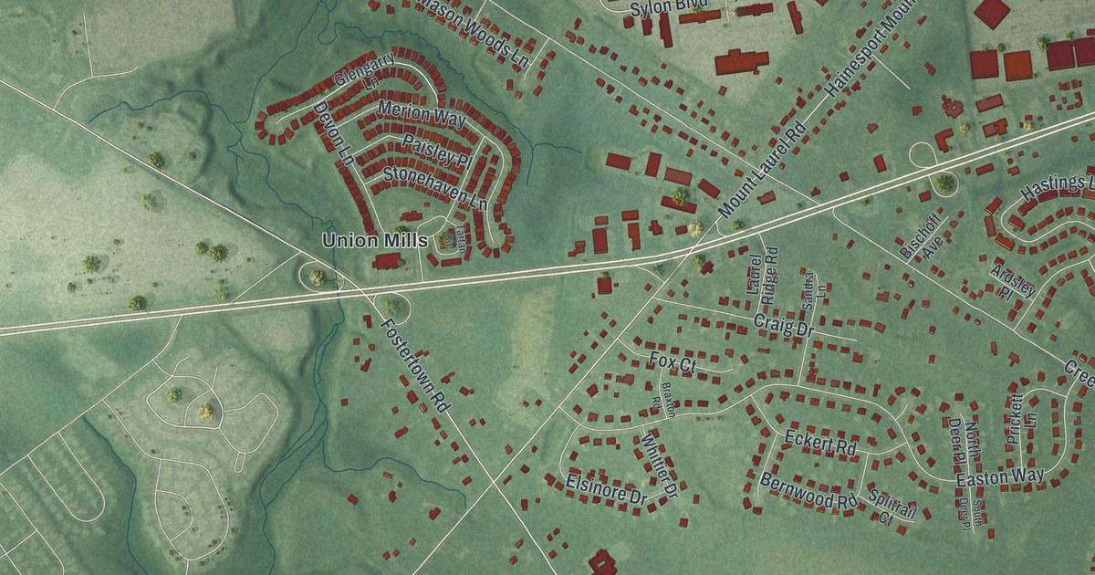 Map of Hainesport, New Jersey in 2026