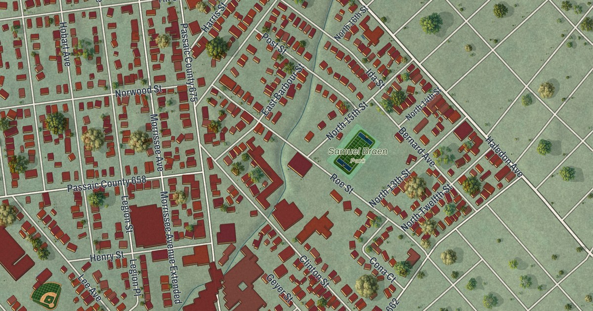 Map of Haledon, New Jersey in 2026