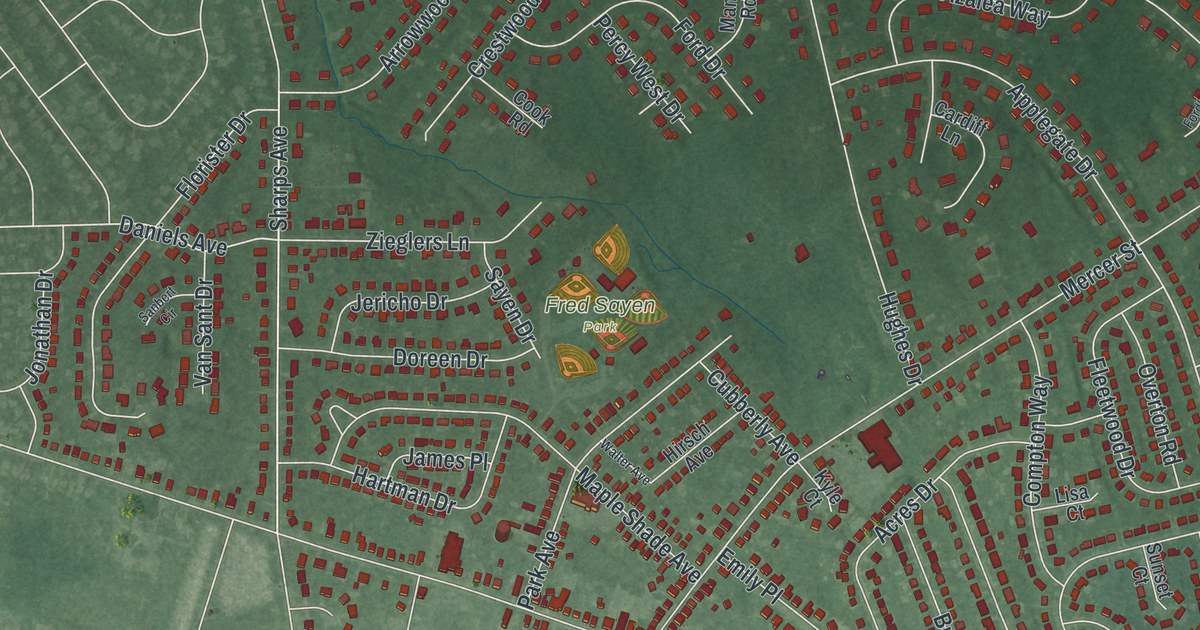 Map of Hamilton Square, New Jersey in 2026