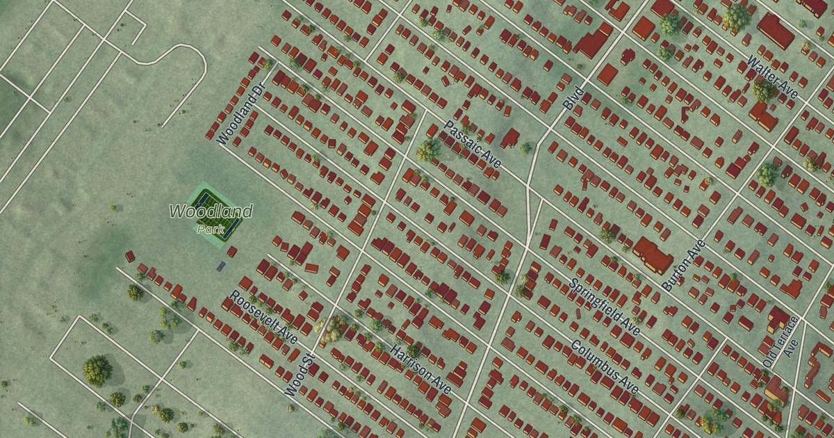 Map of Hasbrouck Heights, New Jersey in 2026