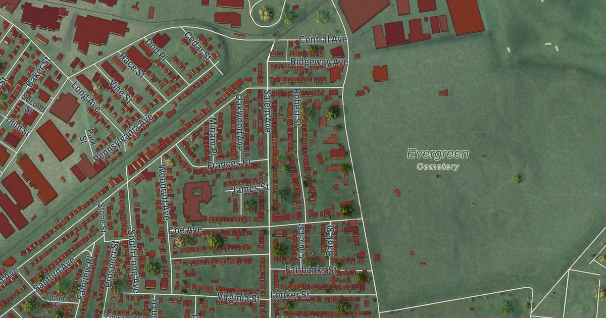 Map of Hillside, New Jersey in 2026