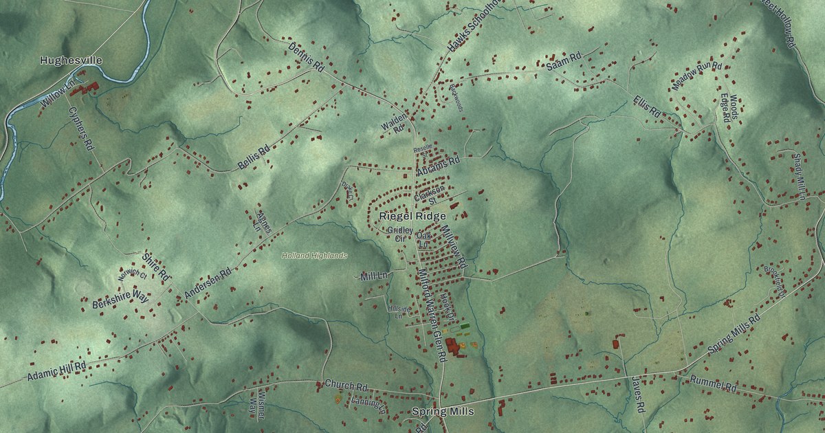 Map of Holland, New Jersey in 2026