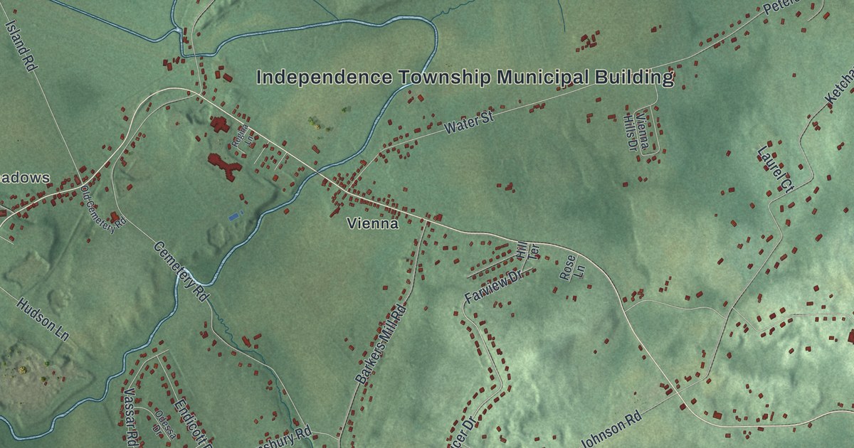 Map of Independence, New Jersey in 2026