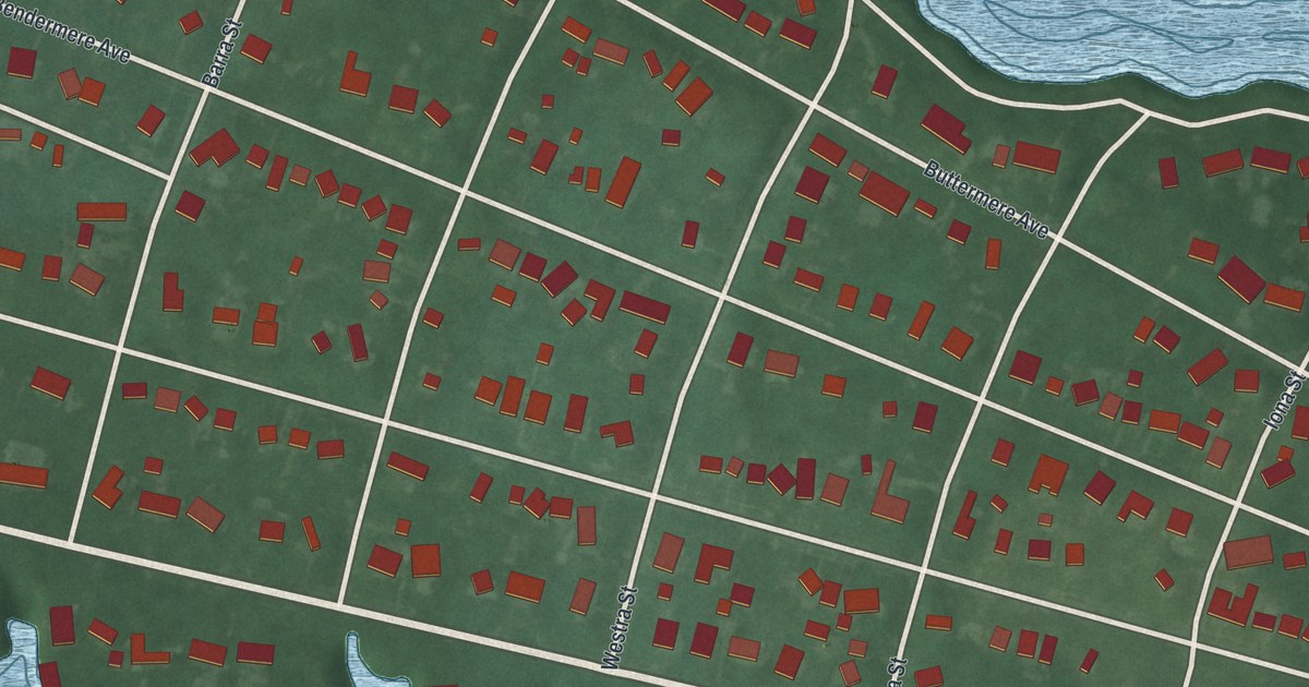 Map of Interlaken, New Jersey in 2026