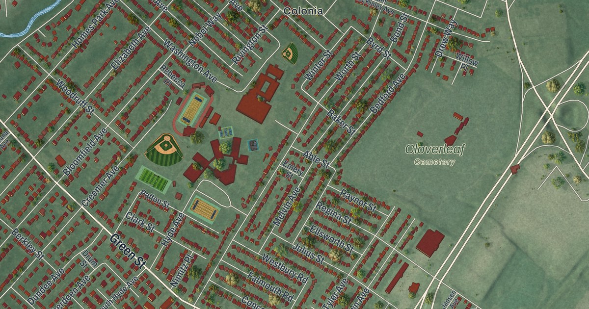 Map of Iselin, New Jersey in 2026