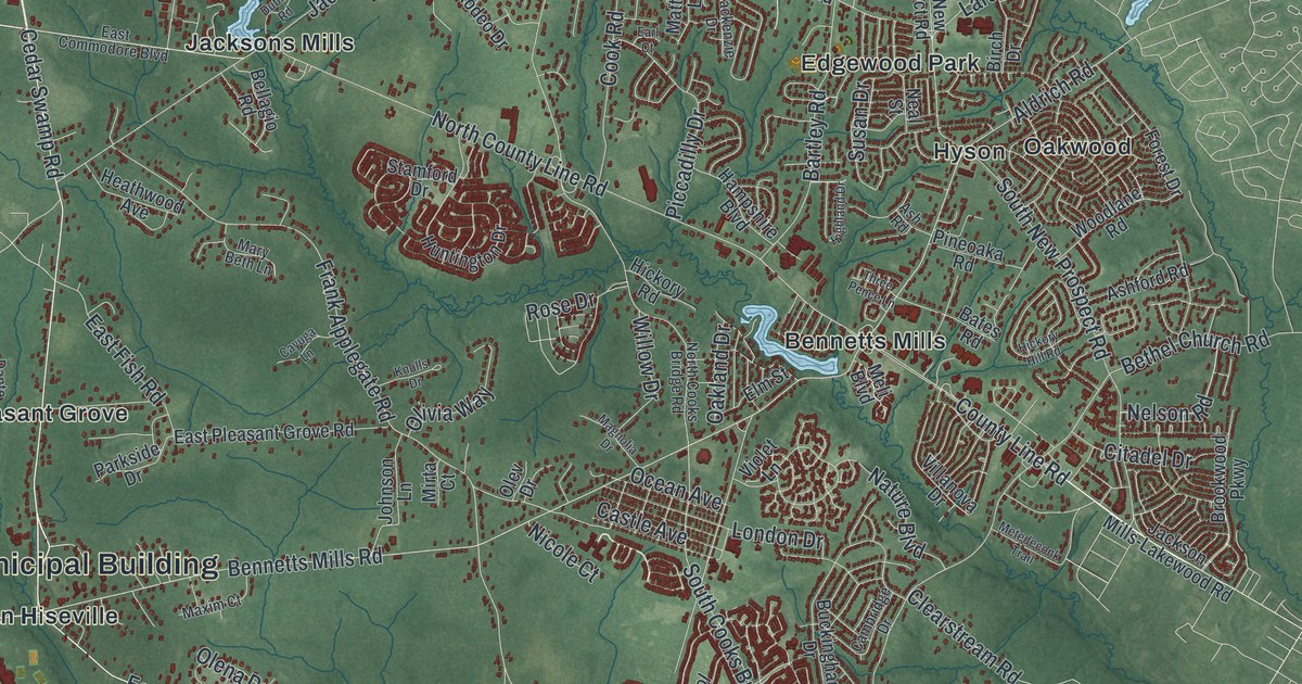 Map of Jackson, New Jersey in 2026