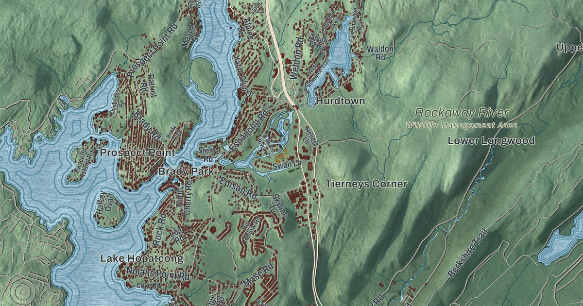 Map of Jefferson, New Jersey in 2026