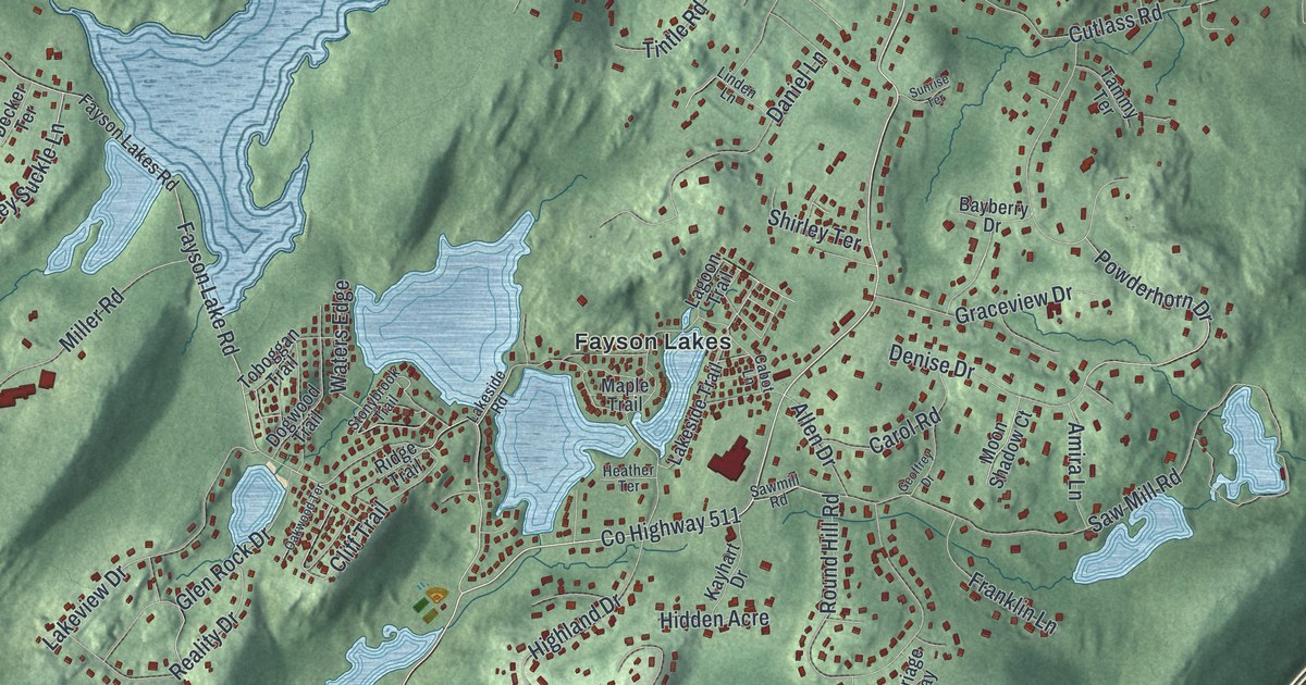 Map of Kinnelon, New Jersey in 2026