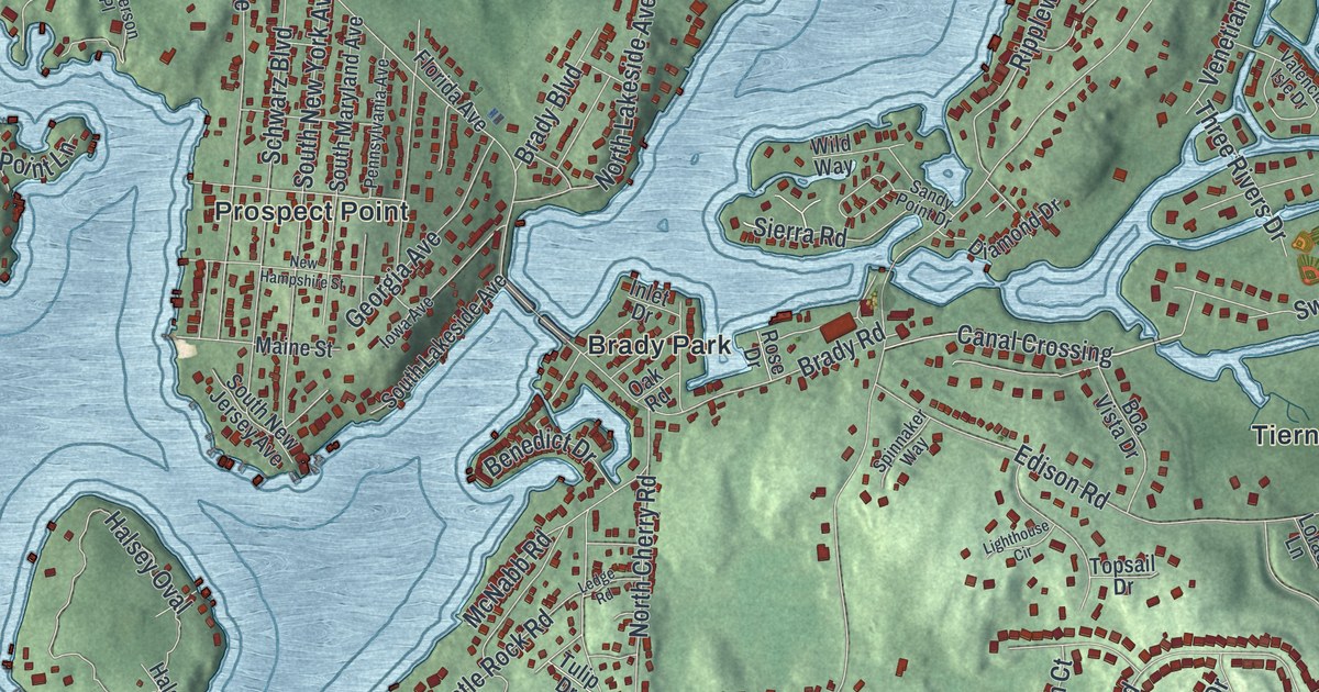 Map of Lake Hopatcong, New Jersey in 2026