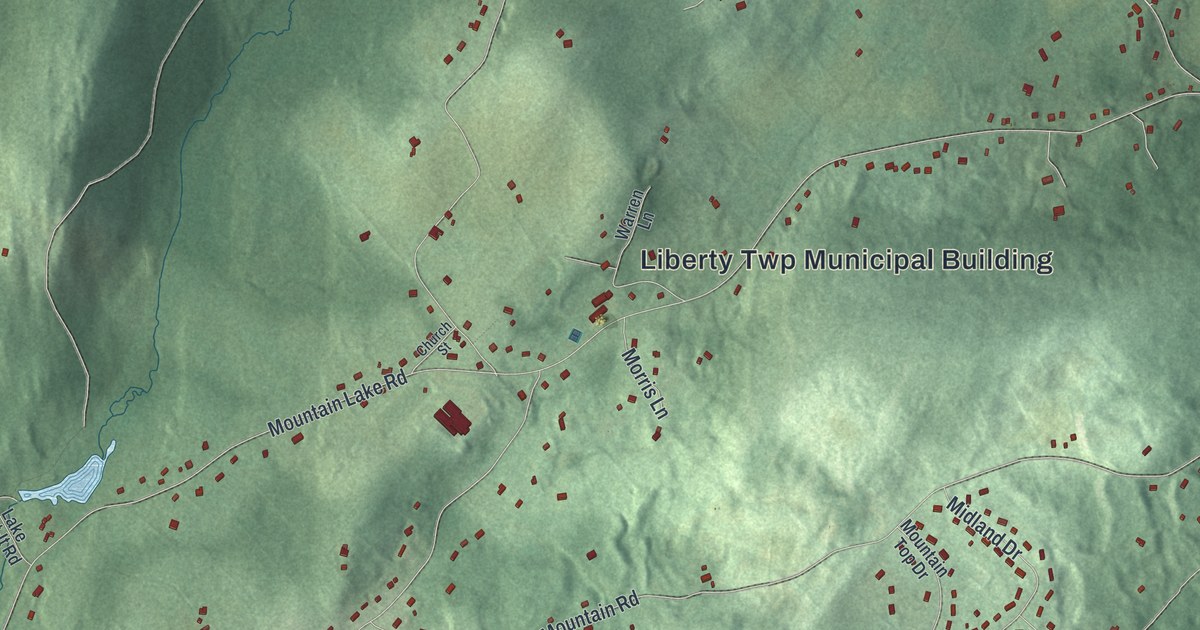 Map of Liberty, New Jersey in 2026