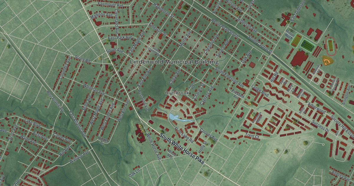 Map of Lindenwold, New Jersey in 2026