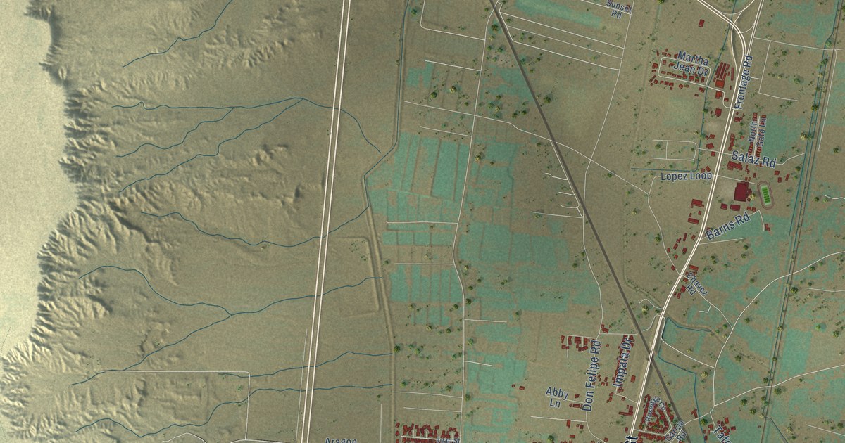 Map of Belen, New Mexico in 2026
