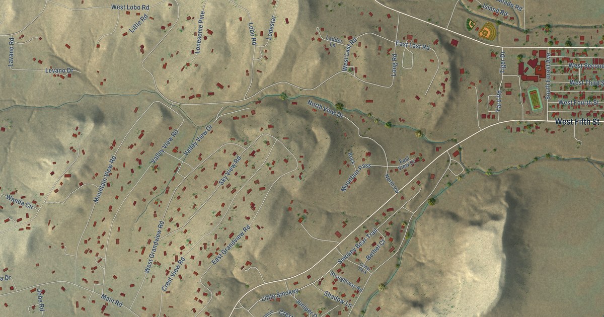 Map of Capitan, New Mexico in 2026