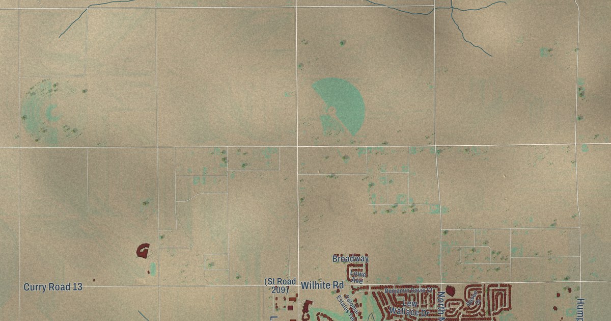 Map of Clovis, New Mexico in 2026
