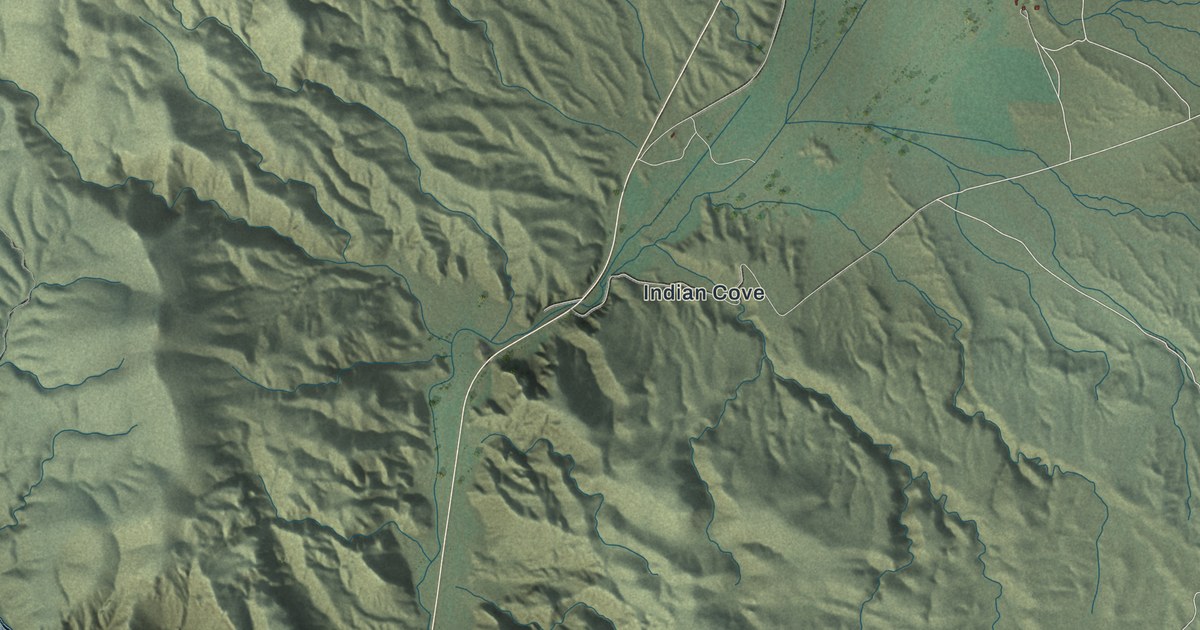 Map of Caliente, Nevada in 2026