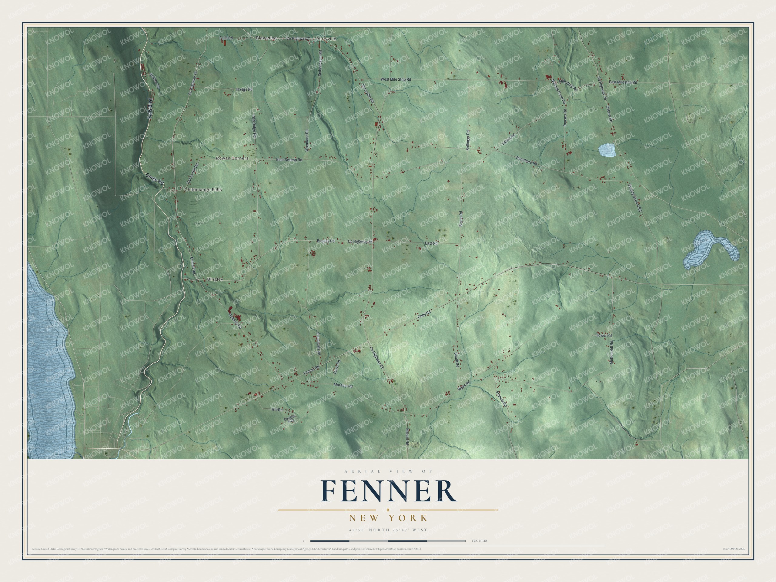 Watermarked full-map preview of Fenner, New York