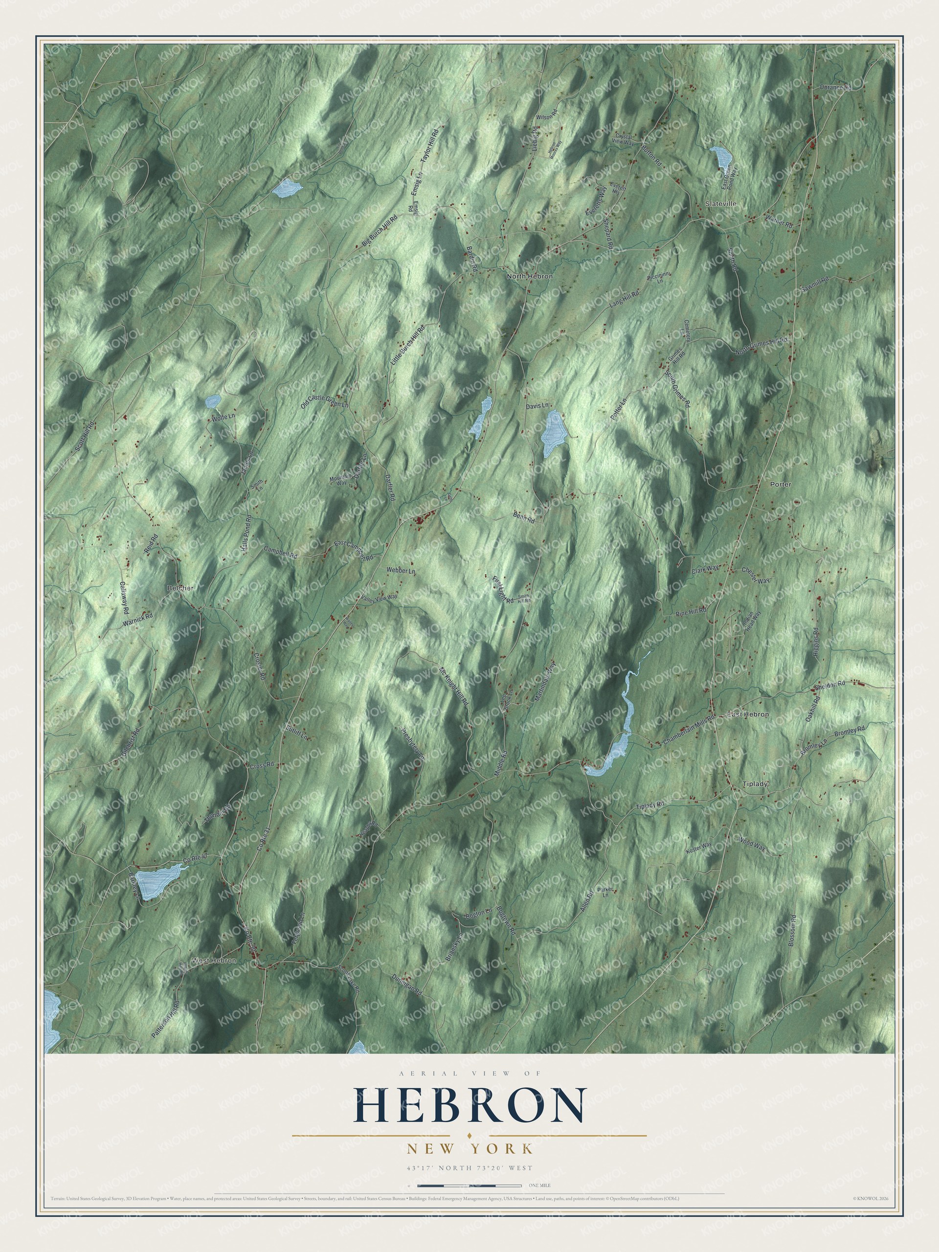 Watermarked full-map preview of Hebron, New York