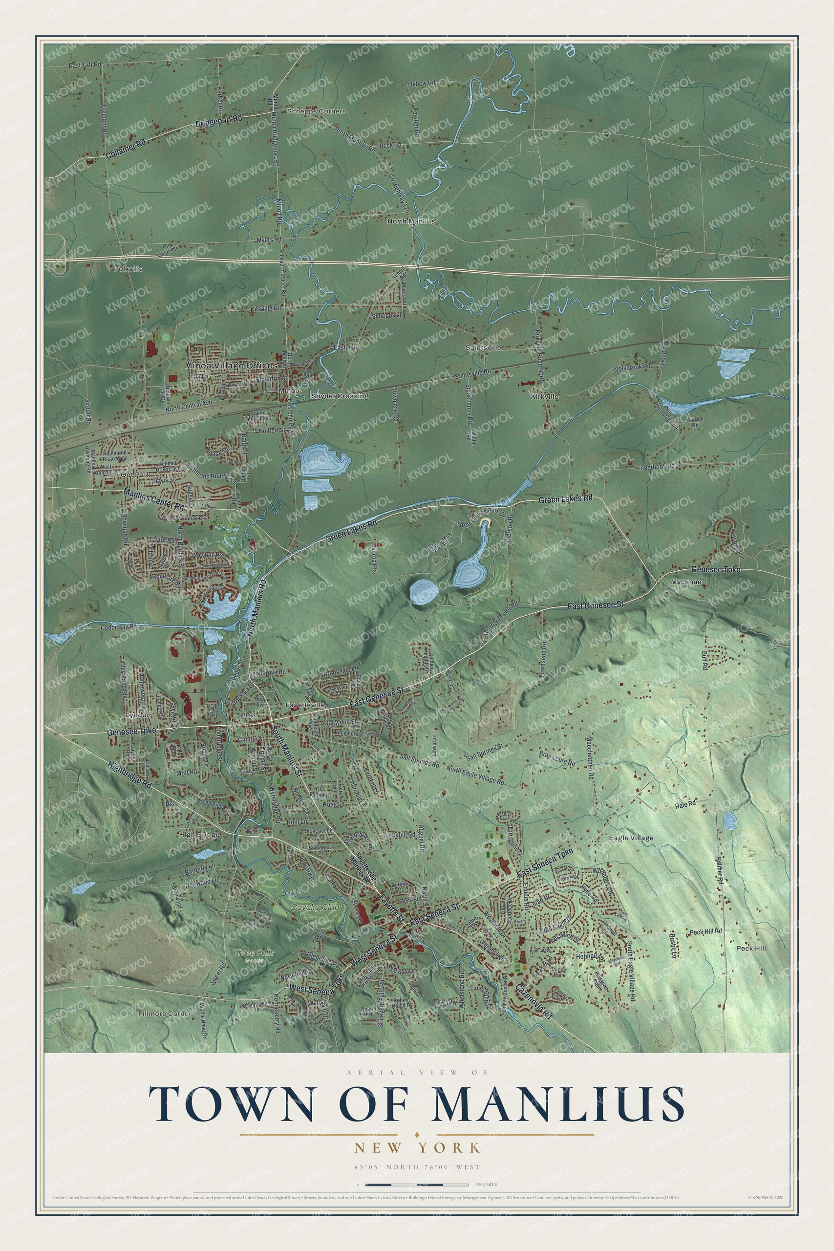 Watermarked full-map preview of Manlius, New York