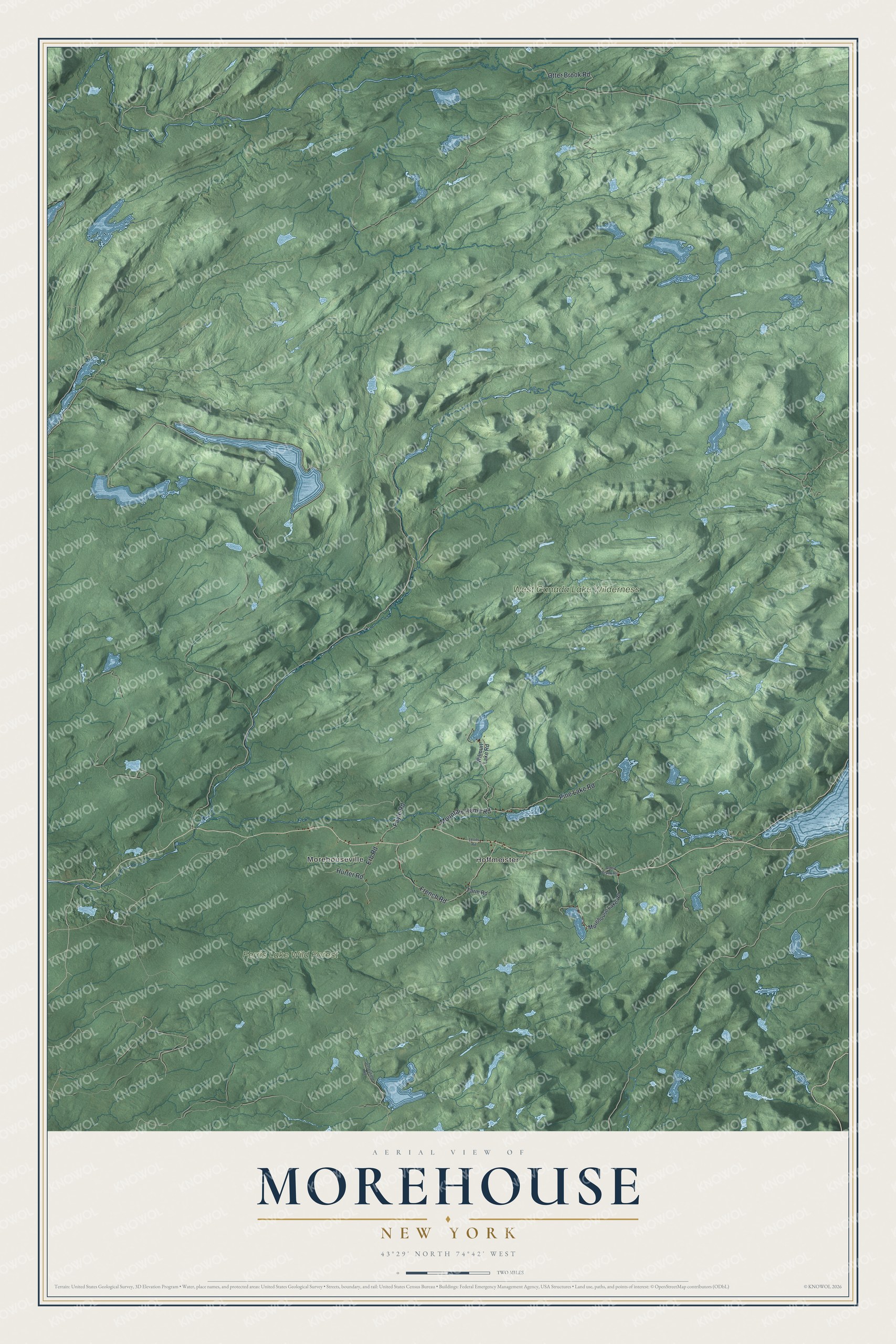 Watermarked full-map preview of Morehouse, New York