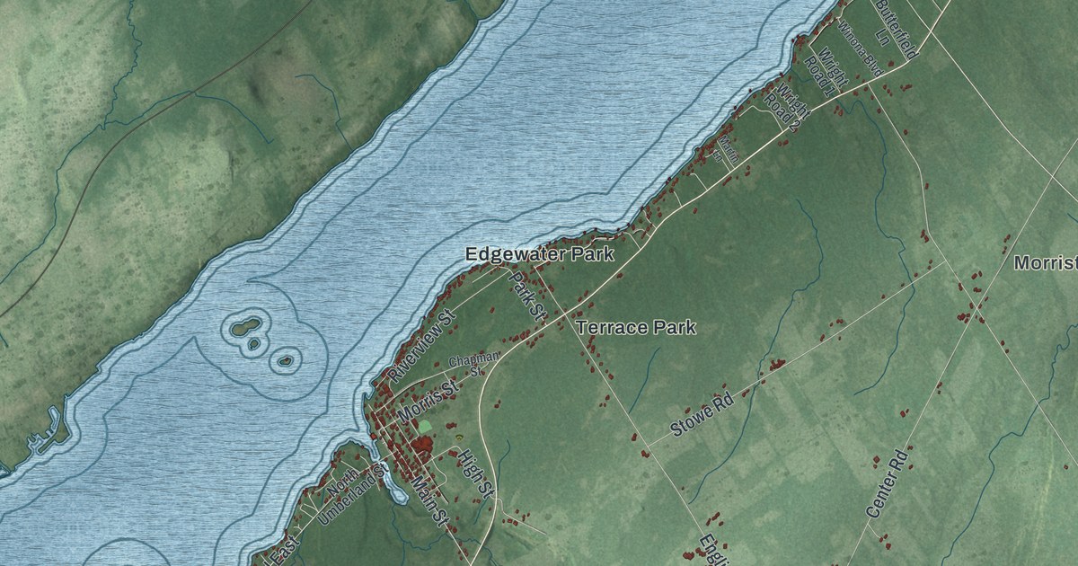 Map of Morristown, New York