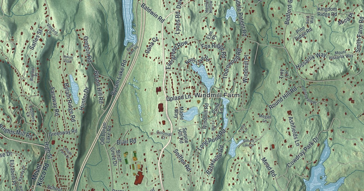 Map of North Castle, New York