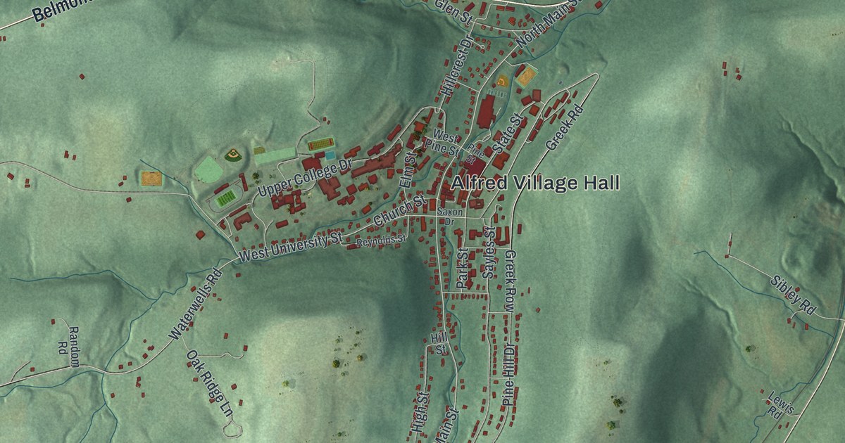 Town of Alfred, New York: Home, Street by Street