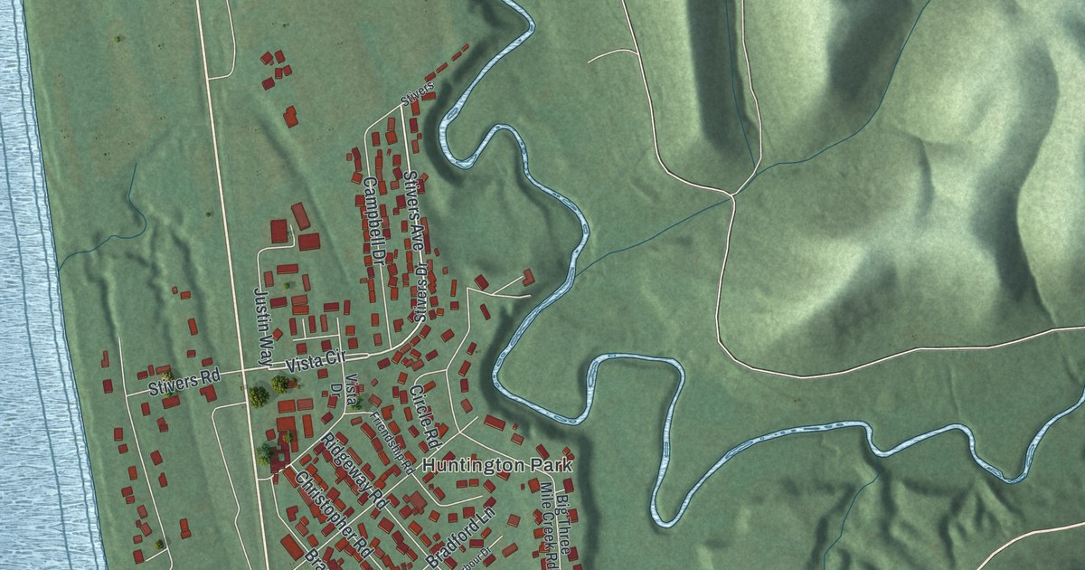 Map of Aberdeen, Ohio in 2026