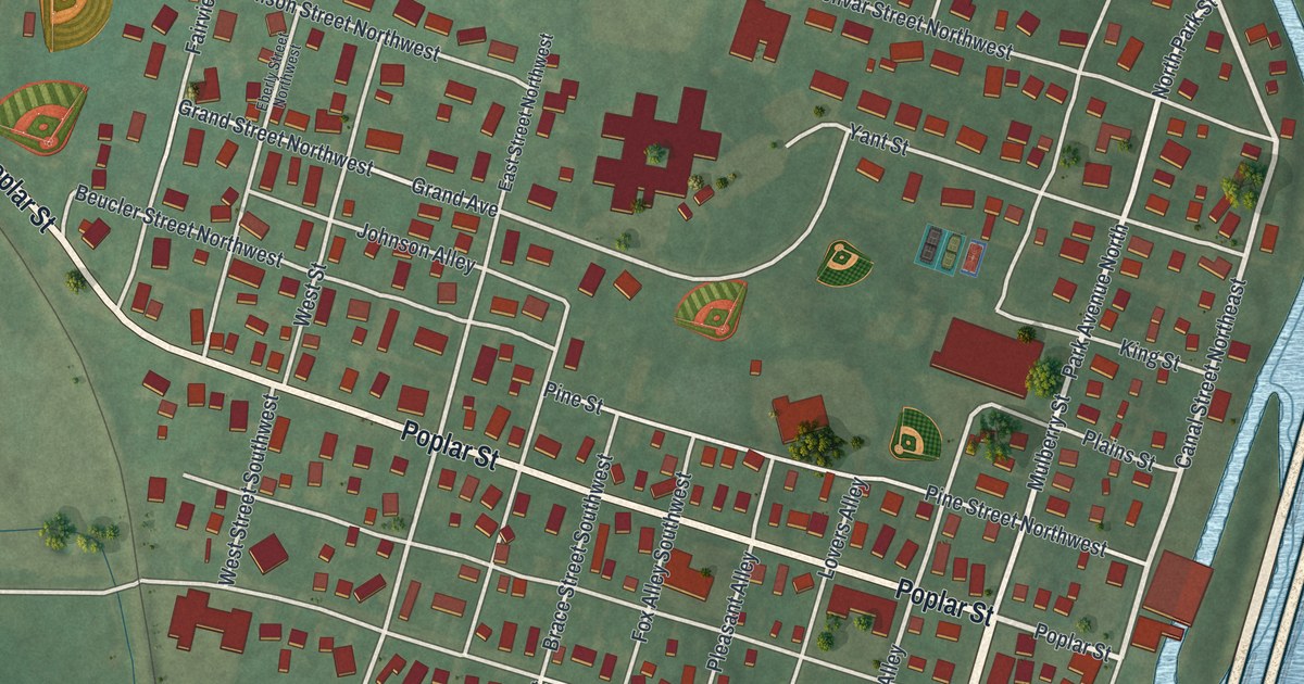 Map of Bolivar, Ohio in 2026