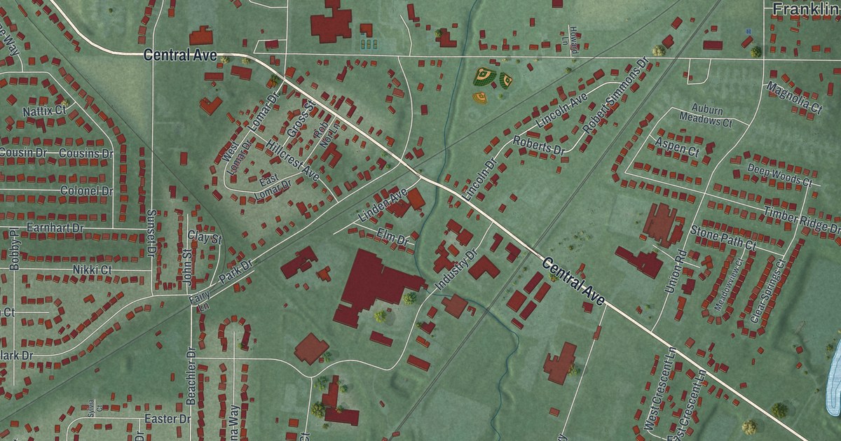 Map of Carlisle, Ohio in 2026