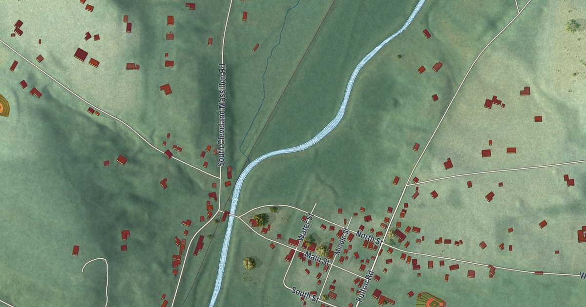Map of Clinton, Ohio in 2026