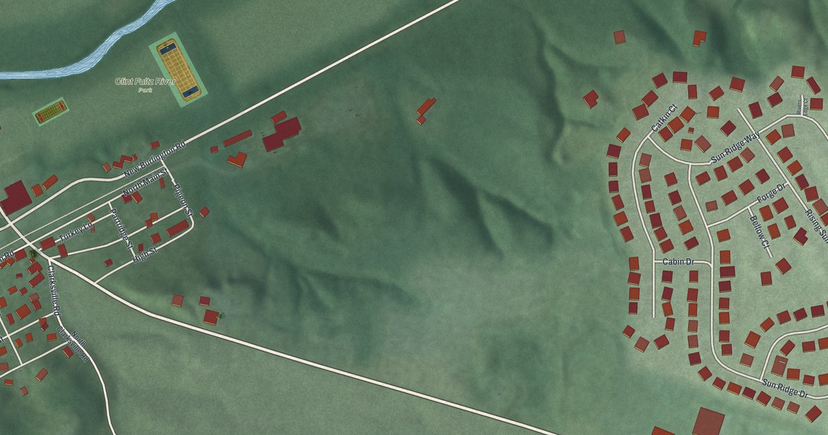 Map of Corwin, Ohio in 2026