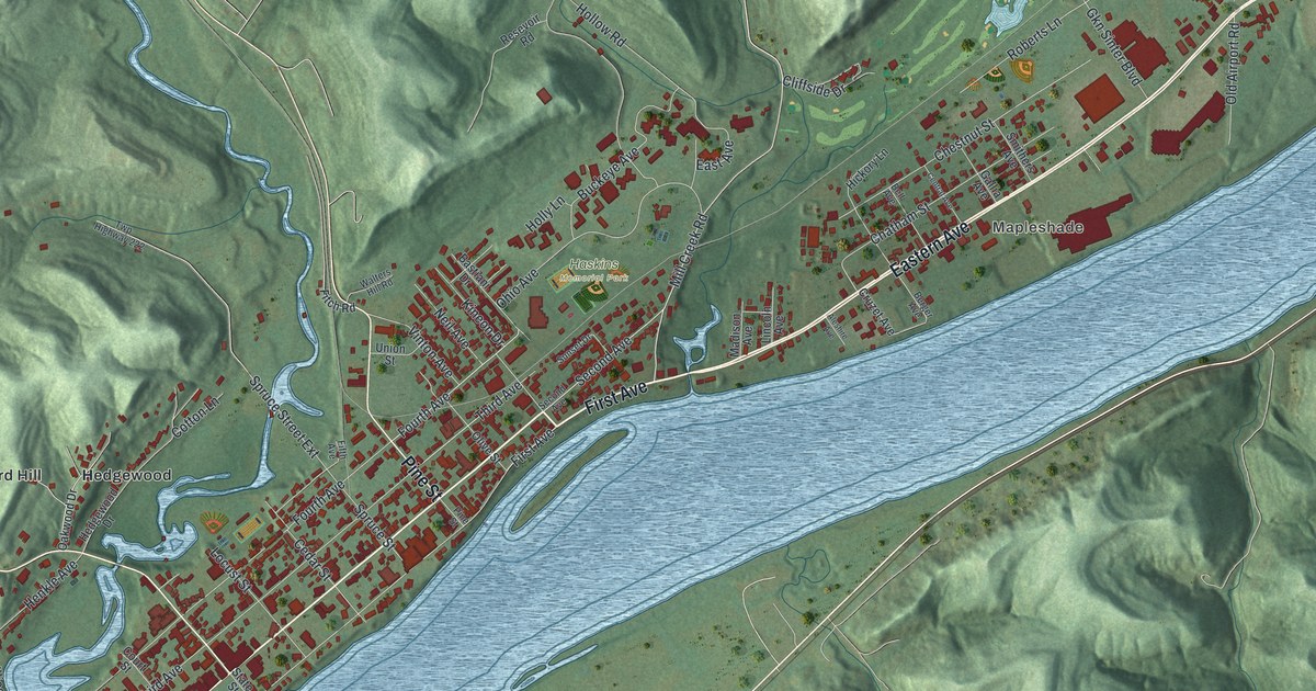 Map of Gallipolis, Ohio in 2026