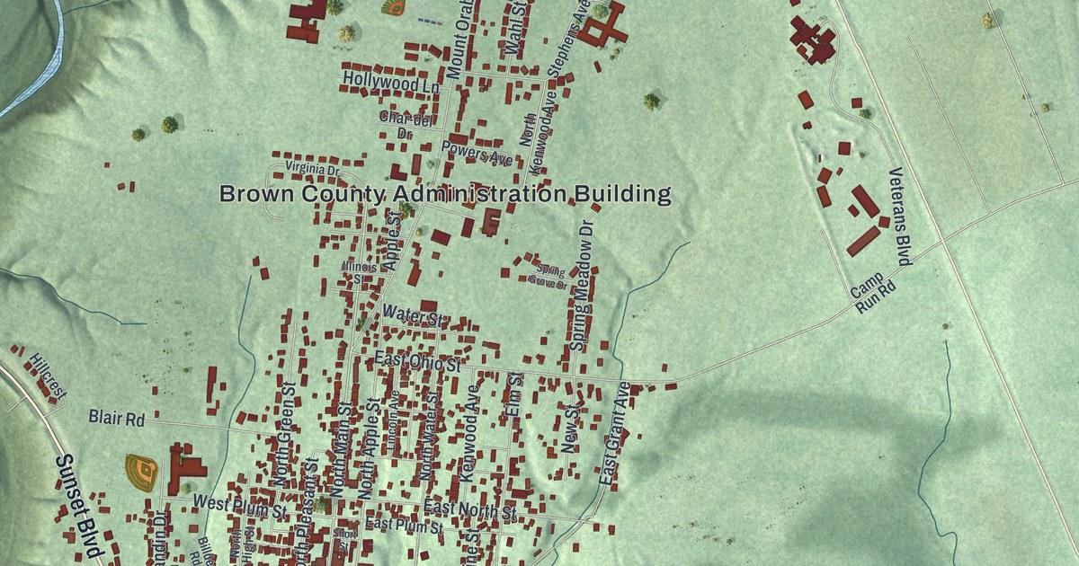 Map of Georgetown, Ohio in 2026
