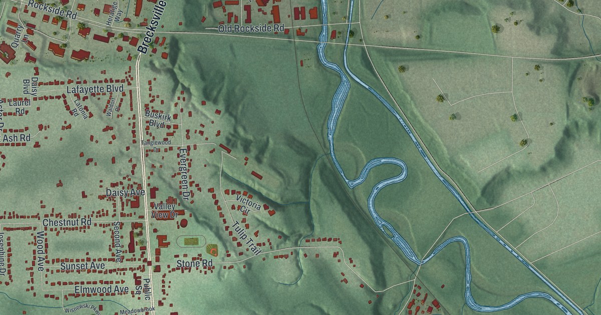 Map of Independence, Ohio in 2026