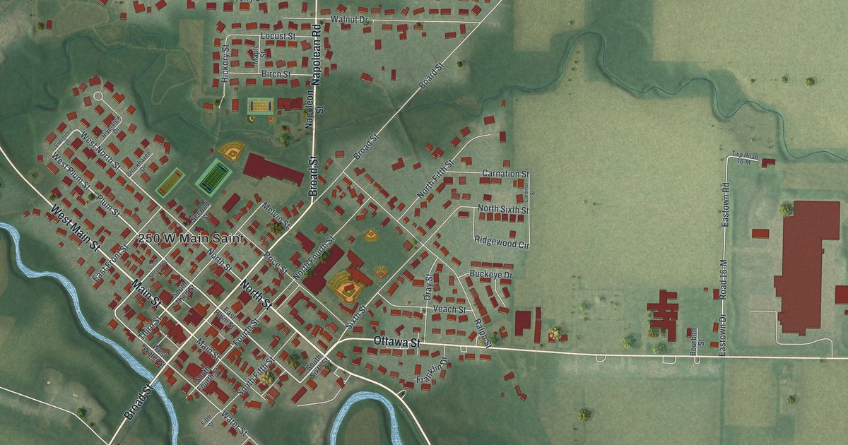 Map of Kalida, Ohio in 2026