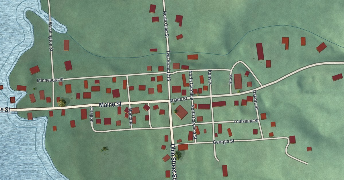 Map of Mifflin, Ohio in 2026