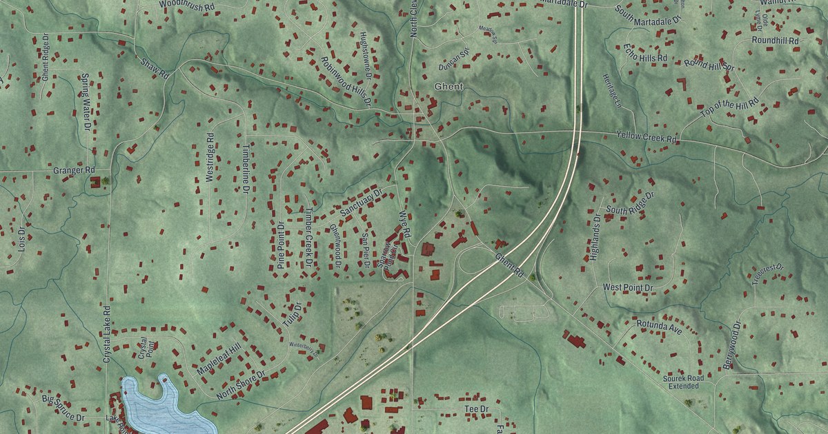 Map of Montrose-Ghent, Ohio in 2026