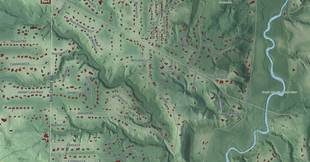 Map of Moreland Hills, Ohio in 2026