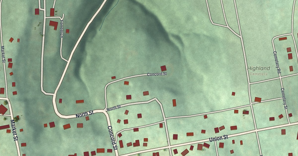 Map of Mount Pleasant, Ohio in 2026