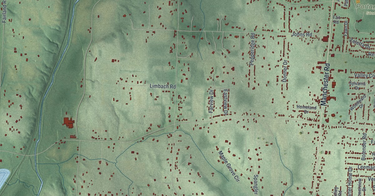 Map of New Franklin, Ohio in 2026