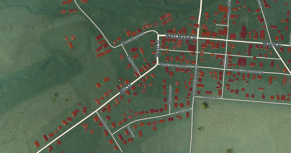 Map of North Lewisburg, Ohio in 2026