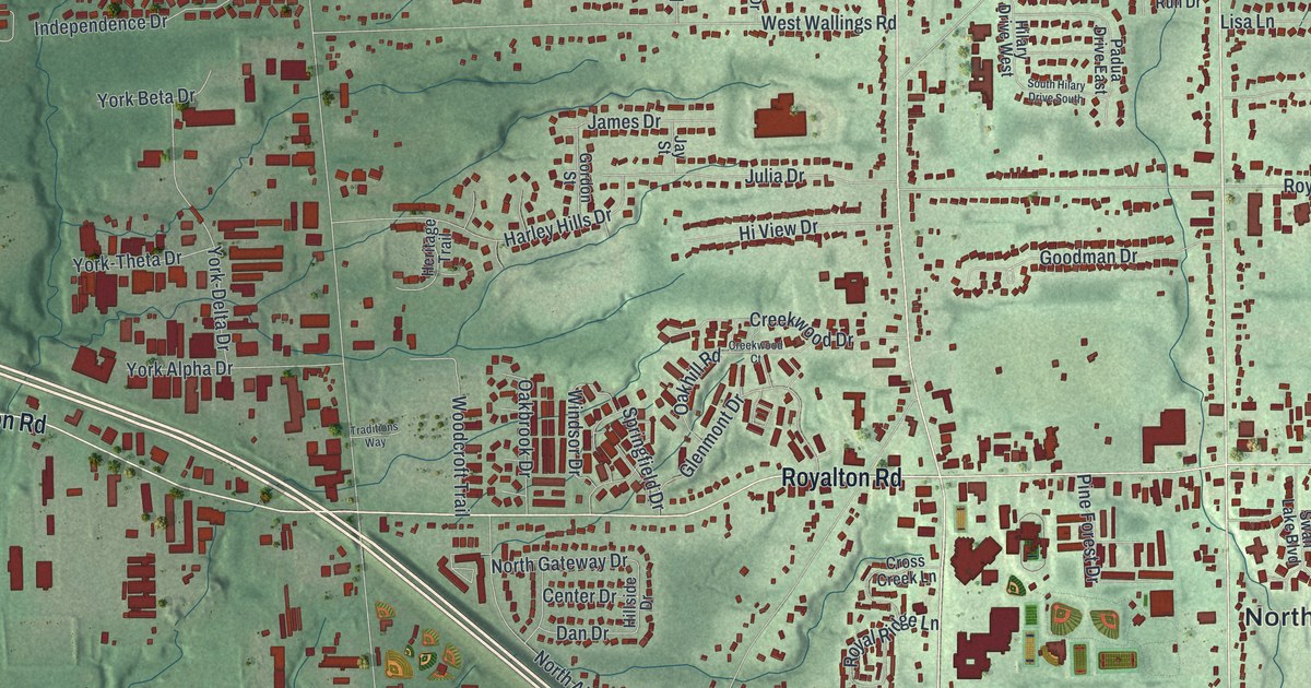 Map of North Royalton, Ohio in 2026