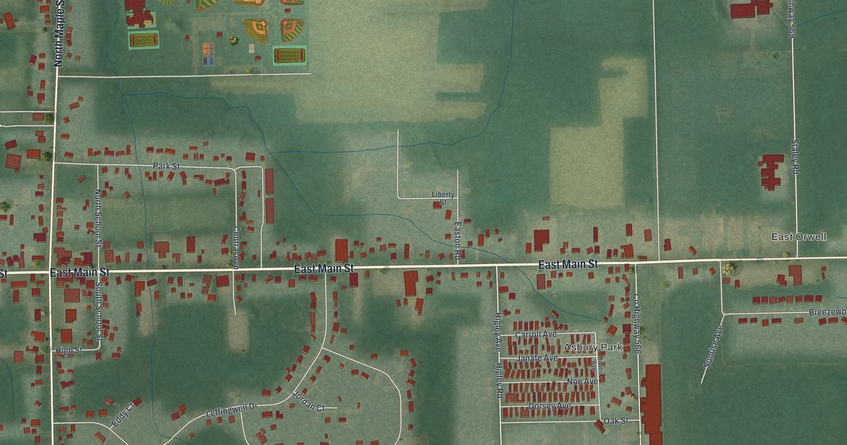 Map of Orwell, Ohio in 2026