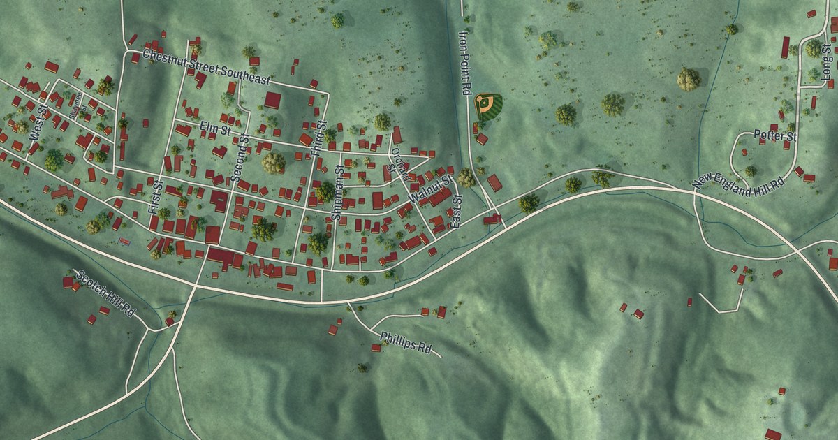 Map of Shawnee, Ohio in 2026