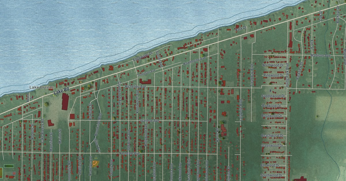 Map of Sheffield Lake, Ohio in 2026